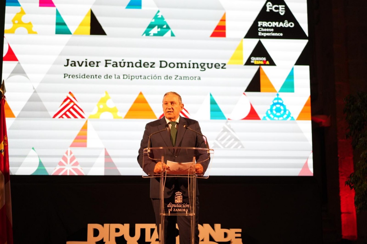 Javier Faúndez interviene en la presentación de Fromago 2026 en el Palacio de la Encarnación